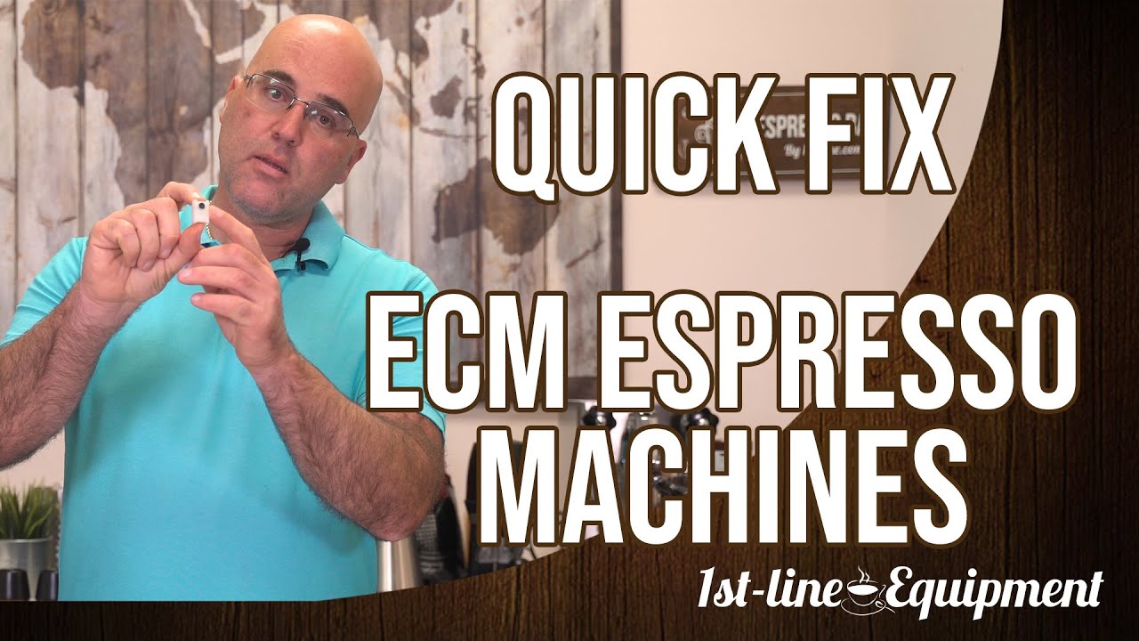 ECM Espresso Machines: Not Working?