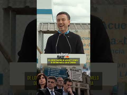 CUANDO NOS HAGAMOS CARGO, AMPLIAMOS EL ACUEDUCTO: EL COMPROMISO DE DE LOREDO