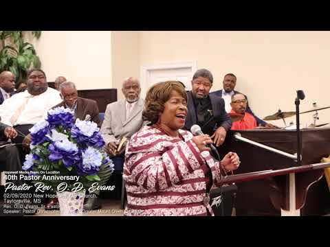 Lillian Lilly - He looked beyond my faults @ New Hopewell 40th Pastor's Anniversary (2/9/2020)