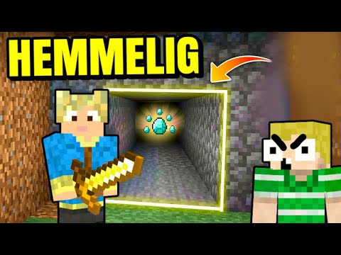 Finder Min Brors Hemmelige GROTTE!! - Dansk Minecraft