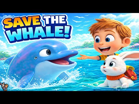 Milo and Tino Ocean Rescue Adventure Ep12🐋 Saving the Whale & Cleaning the Sea || Kids Cartoon