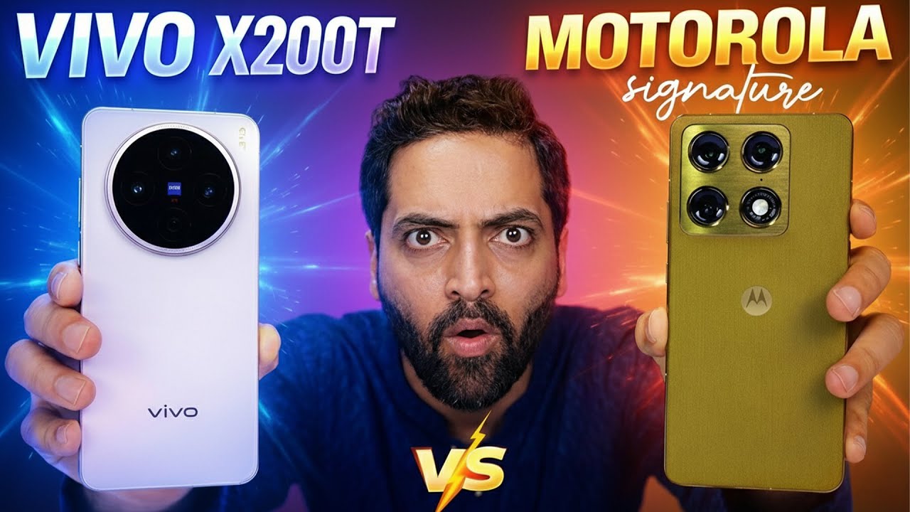 Don’t Choose Wrong : Moto Signature vs Vivo X200T | Full Comparison 🔥