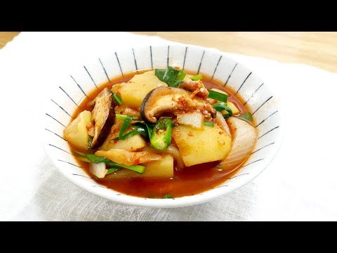 고추장 감자찌개 ( Red Chili Paste potato stew )