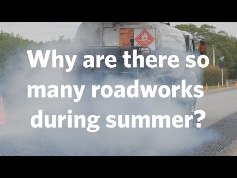 Roadworks 101 - the best season for road repairs