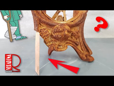 Rusty torso of kitchen scales - Restoration