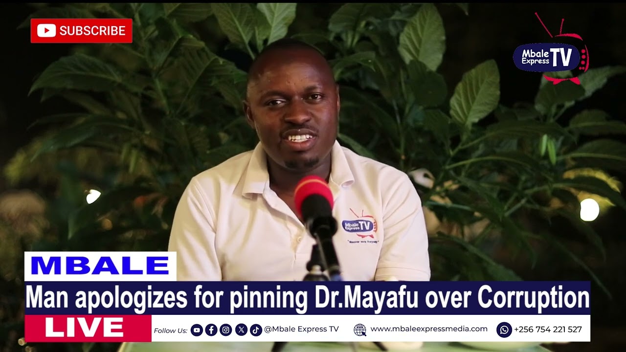 Man Apologizes to Dr.Dan Mwayafu 