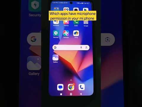 which apps have microphone permission in your mi phone #mi #shorts #microphone