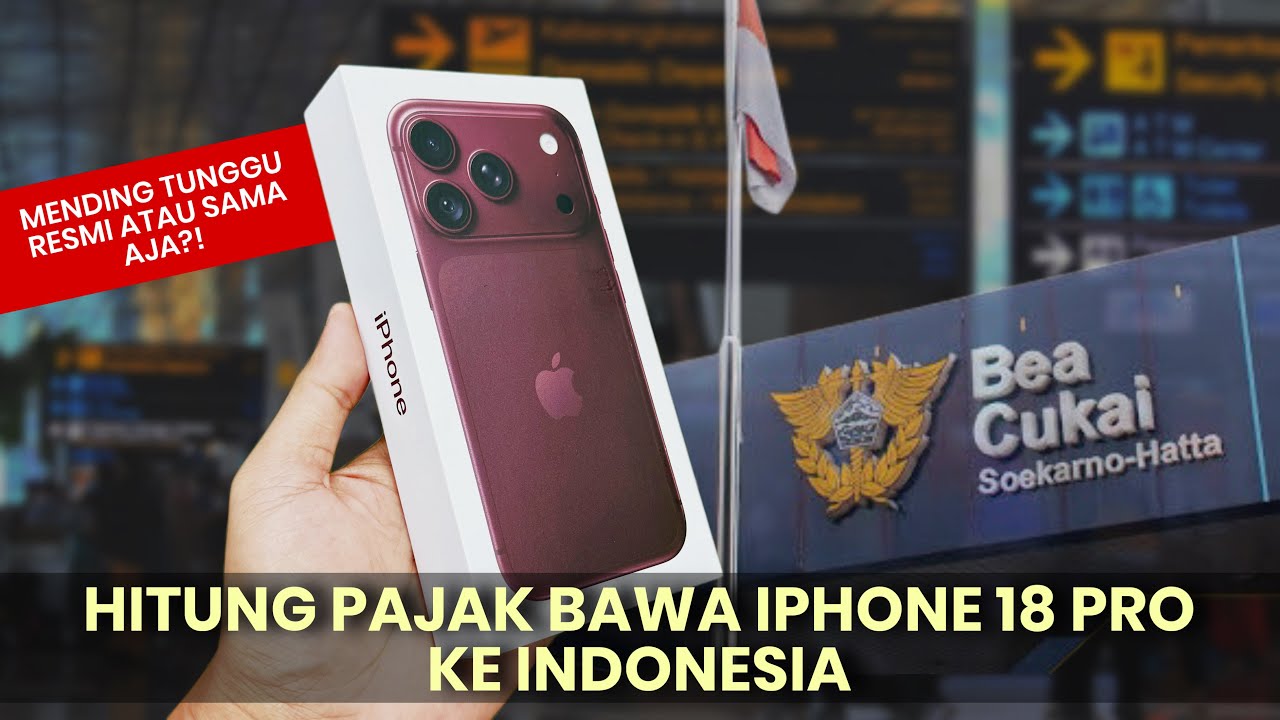 iPhone 18 Pro Resmi di Indonesia LEBIH MURAH? Atau SAMA AJA?! 🗿