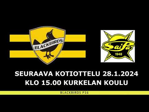 Maalikooste P16 1-div LFT - Blackbirds 16.12.2023