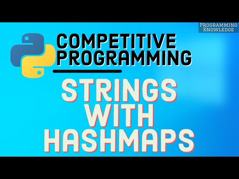 Competitive Programming with Python | Strings With HashMaps | Palindrome Anagram Frequency Sort