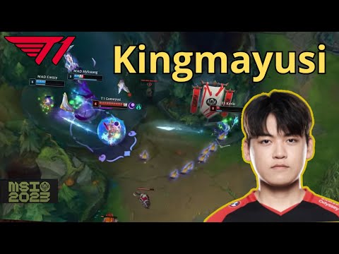 Gumayusi's Aphelios is outstanding #t1 #gumayusi #faker #keria #leagueoflegends #msi #lol