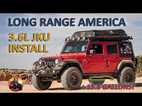 Long Range America Fuel Tank Install - JKU Wrangler