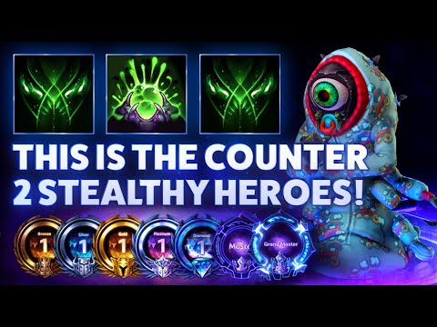 Abathur Ultimate Evolution - THIS IS THE COUNTER TO STEALTHY HEROES! - Bronze to Grandmaster S1 2022