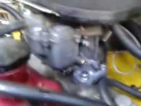 Weber 28/36 DCD on A series mini engine Innocenti cooper 1973