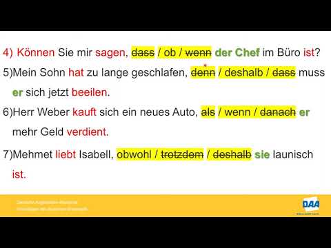 Grundlagen der deutschen Grammatik   Teil 9   kommentierte Lösung