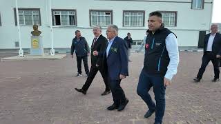 buyukkilictan yesilhisardaki kati atik transfer istasyonu ve fen lisesine ziyaret