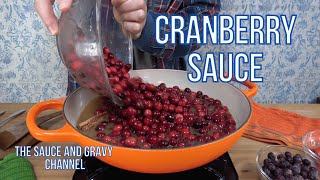 Easy Cranberry Sauce | Perfect for the Holidays! | Homemade Cranberry Sauce Recipe