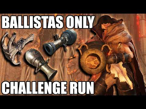 Can You Beat Elden Ring Using ONLY BALLISTAS?