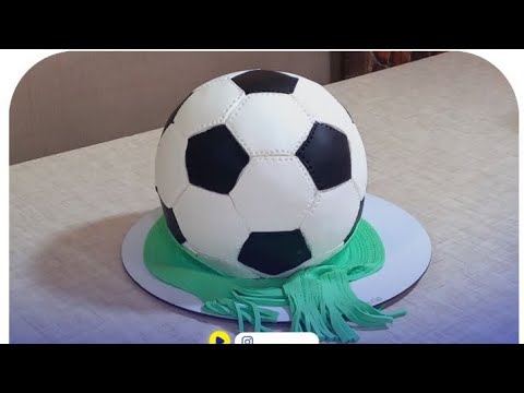 آموزش کیک توپ خامه ای ⚽ Cream ball cake tutorial