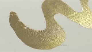 Tutorial : How to apply gold leaf to canvas