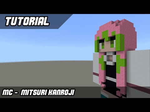 Minecraft Statue Tutorial: Mitsuri Kanroji (Demon Slayer)