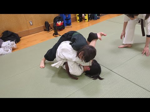 女子柔術スパーリングアドバイス２