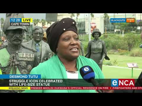 Desmond Tutu Struggle icon celebrated with life size statue