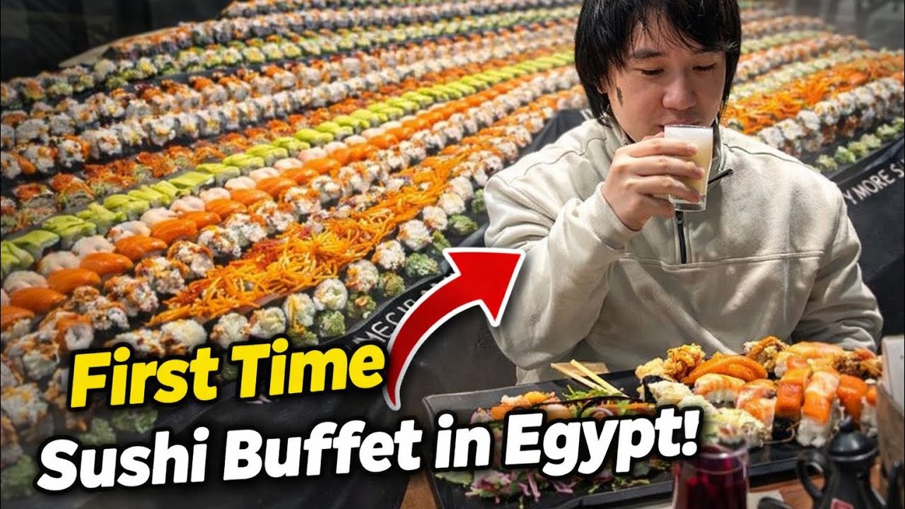 VLOG | I tried sushi buffet in Egypt!