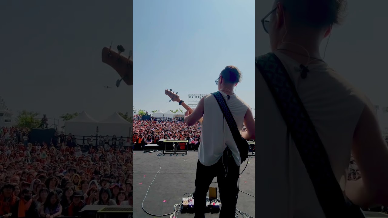 Bass solo in 台湾　#TOOBOE #Megaportfestival #shorts