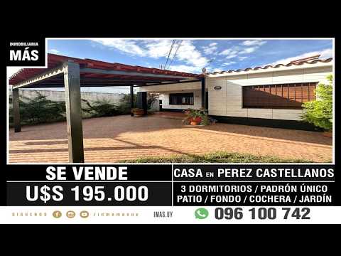 Video de YouTube - Casa Venta Cochera Perez Castellanos Montevideo iMas.uy LM *