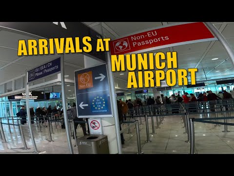 ⭐  Your Virtual Arrival at MUNICH Airport, Germany (MUC)