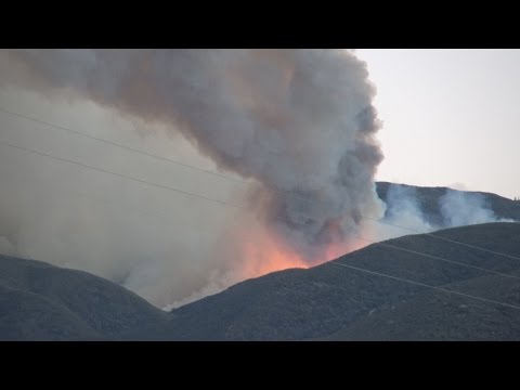 PALOMAR MOUNTAIN CUTCA FIRE IN SOUTHERN CA  7/24/15