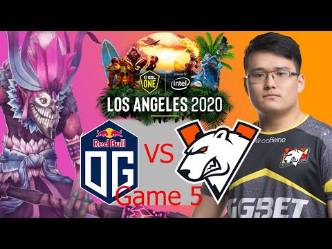 OG vs VP  Game 5 DAZZLE Zayac Perspective | ESL One Los Angeles 2020