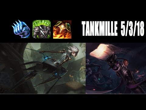Patch 7.10 Off-meta Full-tank Midlane Camille vs Lucian--5/3/18--Diamond V--Normal Draft