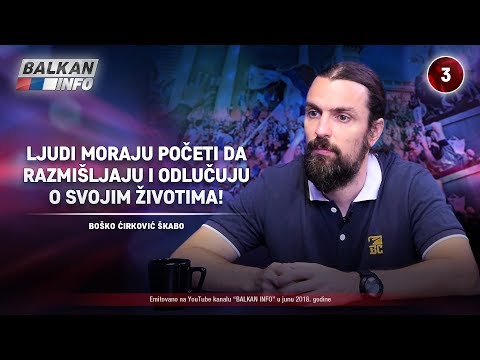 INTERVJU: Škabo - Ljudi moraju početi da razmišljaju i odlučuju o svojim životima! (25.06.2018)