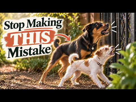 How to Stop Your Dog From Barking at the Fence
