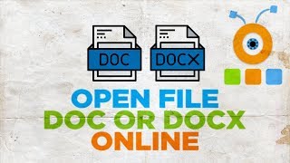 How to Open a DOC or DOCX File Online 2019