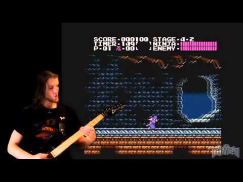 Ninja Gaiden Act 4-2 Theme Metal/Rock Remix on Guitar (Basilisk Mine Shaft/Field Stage)