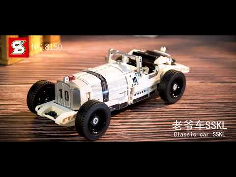 Sembo 8150 - Frenzy SSKL car building blocks - 492 pcs - White