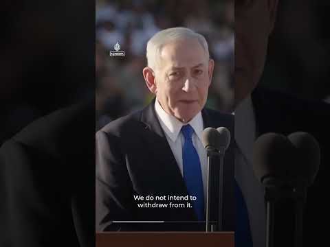 Netanyahu: ‘We will remain in Lebanon, Syria, and Gaza as long as required’ | AJ #shorts