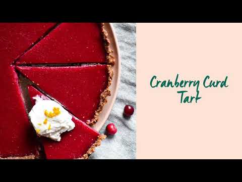 Cranberry tart