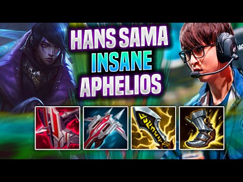 HANS SAMA IS INSANE WITH APHELIOS! - TL Hans Sama Plays Aphelios ADC vs Draven! | Preseason 2022