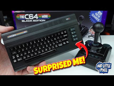 The C64 Mini is Back In BLACK & It Surprised Me With It's NEW 25 Games! (Unboxing & Review)