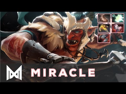 MIRACLE - TROLL WARLORD DOTA 2 7.23 HARD CARRY SAFELANE GAMEPLAY BUILD | DOTA 2 PRO PLAYER GAMEPLAY