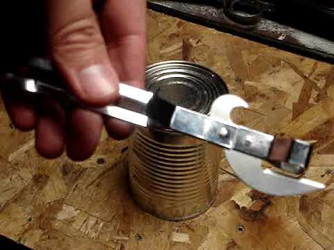 How To Use Old School Tin / Can Opener