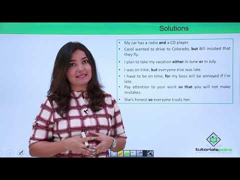 English Grammar Conjunctions