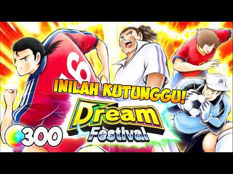 Gacha 300 DB di banner Dream Fest Xiao! - Captain Tsubasa Dream Team