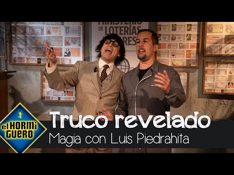 Luis Piedrahita desvela por primera vez lo que hay detrás de un truco de magia - El Hormiguero
