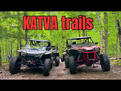 KATVA trails. Honda Talon, Polaris pro xp, Can am maverick xxc & Yamaha Rmax. #utv #offroad
