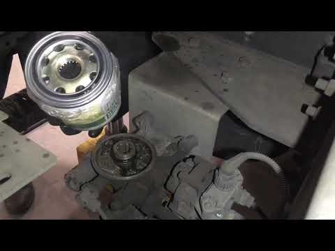 Time lapse. Iveco stralis, all filters change